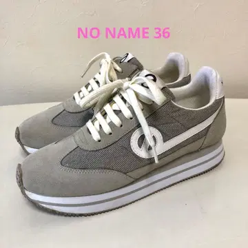 새상품급 NO NAME 노네임 시티런 통굽 사이드 지퍼 스니커즈