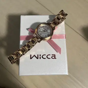 WICCA 핑크 골드 손목시계