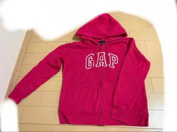GAP 핑크 집업 후드티 XL
