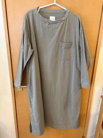 TOUJOURS 카키 롱 원피스