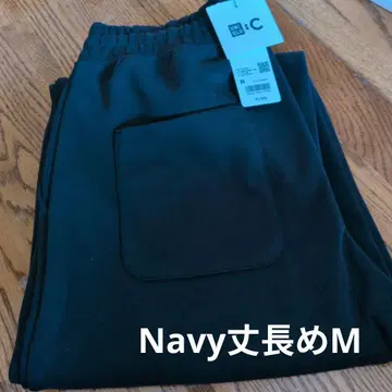 유니클로 C 맨투맨 와이드 팬츠 M 긴 길이