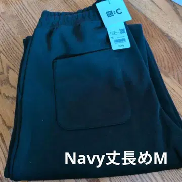 유니클로 C 맨투맨 와이드 팬츠 M 긴 길이