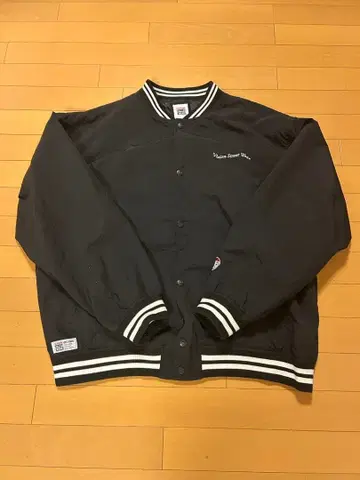 VISION STREET WEAR 바시티 자켓 LL 블랙