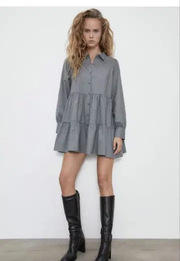ZARA 셔츠 원피스