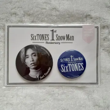 다나카 쥬리 SixTONES 캔 배지