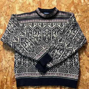 Pendleton 페어아일 패턴 스웨터 M Made in USA