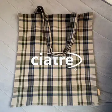 ciatre 체크 토트백