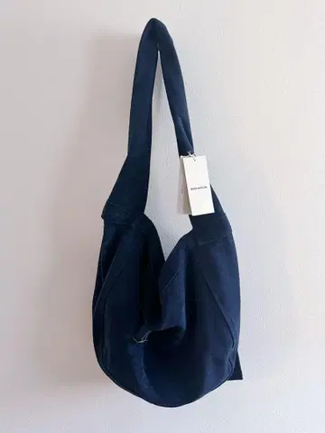 SEVEN BY SEVEN LEATHER SHOULDER BAG 네이비