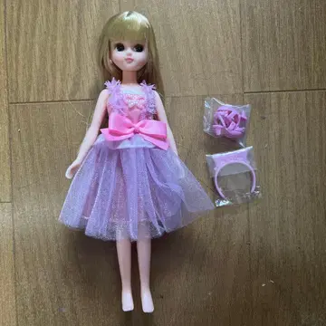 리카짱 인형 본체 핑크 드레스