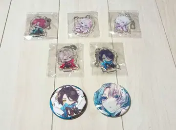 거품의 유크로니아 아크릴 스탠드 키링 캔뱃지 7개 세트