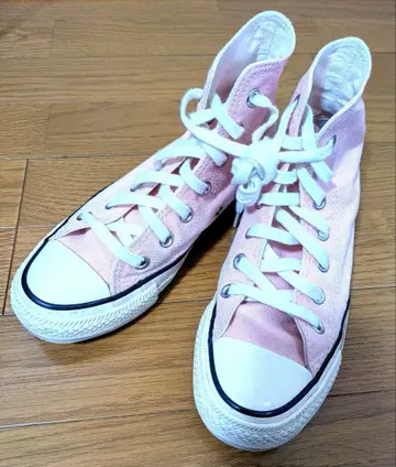새상품급 used ALL STAR 핑크 하이컷 스니커즈 사이즈 4