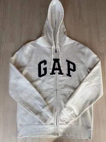 GAP 풀 집업 후드티 M 사이즈 라이트 그레이