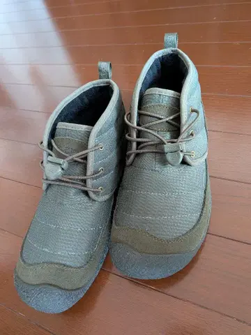 KEEN 하이컷 카키 신발