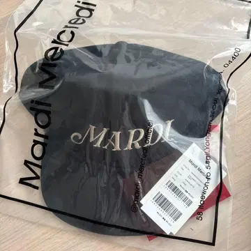 [ 새상품 ] MARDI 캡 블랙라떼