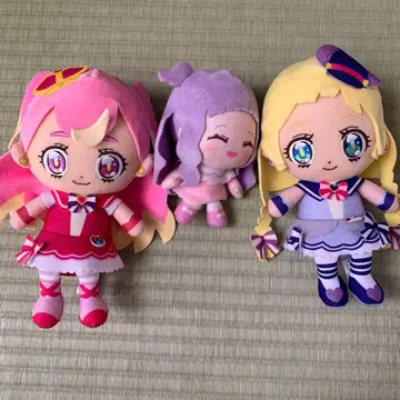 프리큐어 봉제 인형 3체 세트