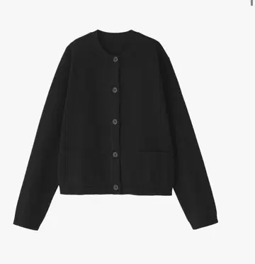 무인양품 워셔블 니트 크루넥 가디건