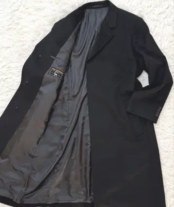 캐시미어 체스터 코트 롱 기장 캐시미어 100%