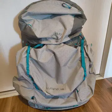 Osprey Lumina 45 백팩 45L 그레이/터콰이즈