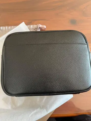 블랙 가죽 숄더백