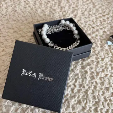 Rosen Kreuz 펄 체인 목걸이