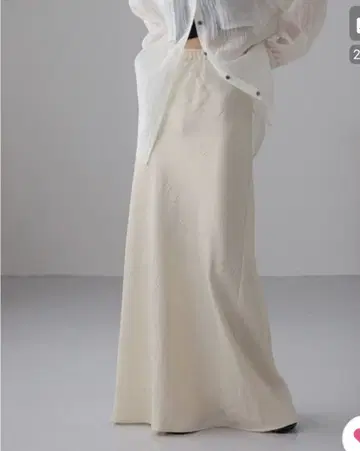 로리즈팜 스트레치 새틴 스커트 S