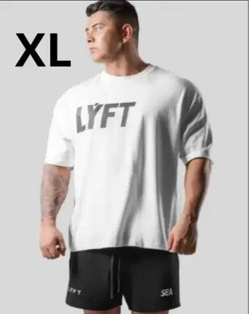 LYFT 로고 티셔츠 XL 화이트