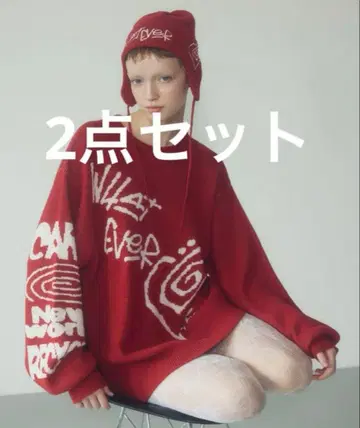 [ 2세트 ] SLY 니트 비니 신주쿠 루미네스트점 한정 상품