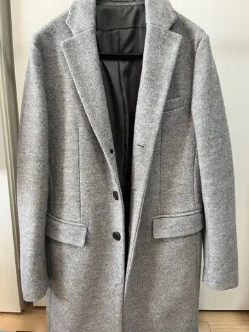 글로벌 워크 그레이 체스터 코트