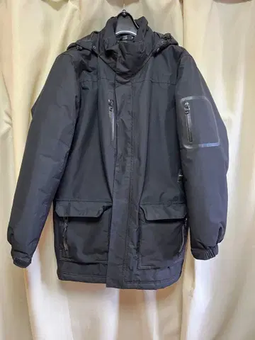 방풍 방수 나일론 자켓 블랙