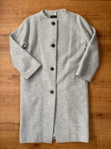 BARNEYS NEWYORK 그레이 롱 코트