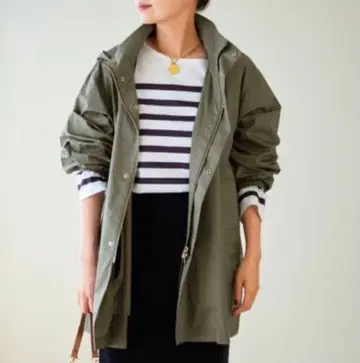 IENA 코팅 크로스 마운틴 후드티