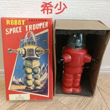 레어 양철 ROBOT SPACE TROOPER 스페이스 트루퍼 당시 제품