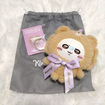 미사용품 Kiramekko 치이카와 (먼작귀) 테디베어 모몽가 봉제 인형