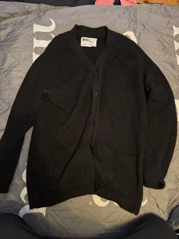 MHL. 블랙 가디건 M
