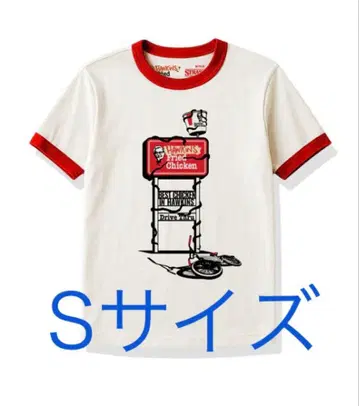 KFC 켄터키 기묘한 이야기 T셔츠 화이트 S사이즈