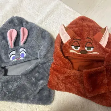 주토피아 후드 부착 넥워머