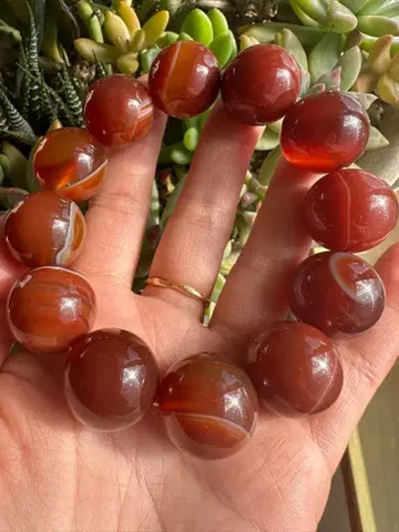 빨간 마노 20m 팔찌