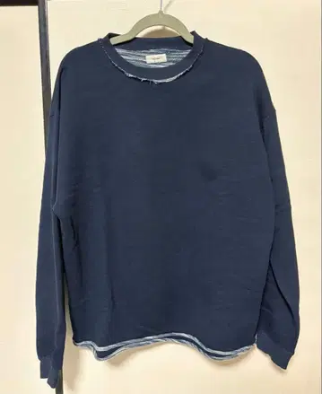 BEAMS 백 카스리 크루넥 맨투맨