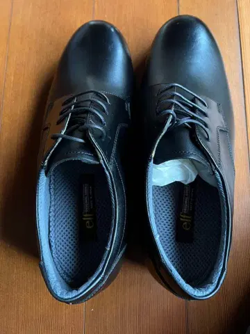 elf 블랙 레이스업 슈즈