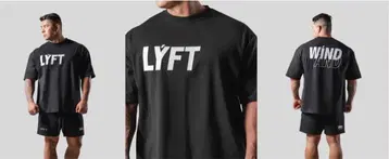 LYFT 블랙 티셔츠