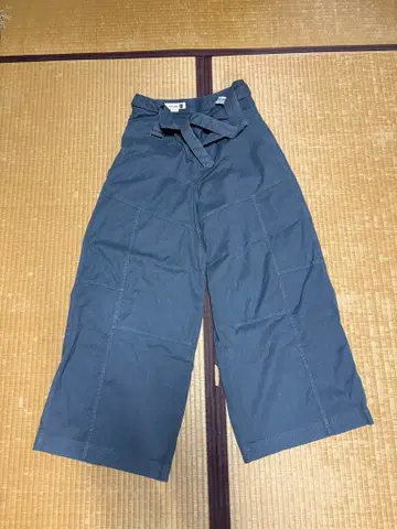 ZARA SRPLS 그레이 와이드 하카마 팬츠