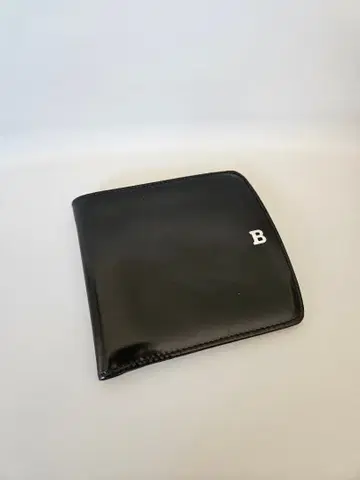 [ 새상품급 ] BALLY 이단 접이식 지갑 블랙