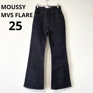 [새상품] MOUSSY MVS FLARE 부츠컷 데님 원워시 25