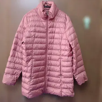 로즈 핑크 퀼팅 다운 자켓, 여성용 L
