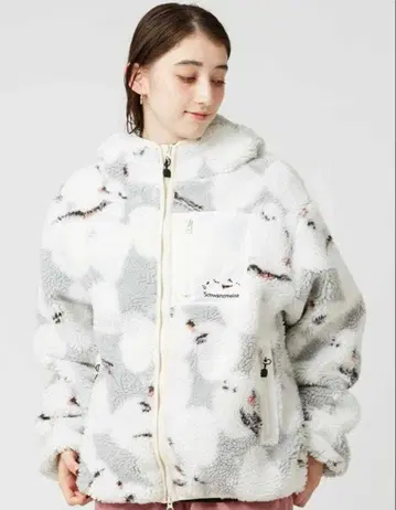 그라니프 시마연가 자카드 보아 지퍼 후디