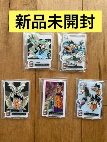 드래곤볼 제일복권 40주년 F상 아크릴 스탠드 5종류