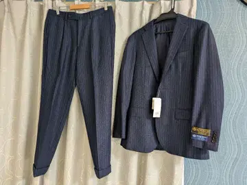 BEAMS HEART 네이비 스트라이프 수트 L 미사용 새상품