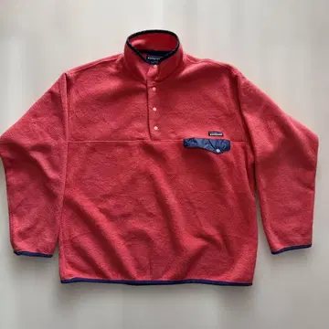 90s BIGsize 눈 없음 파타고니아 신틸라 스냅t 살몬 핑크