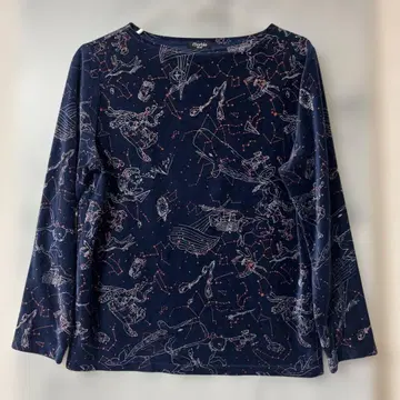 새상품급.marble sud 플라네타륨 벨로아 풀오버 네이비