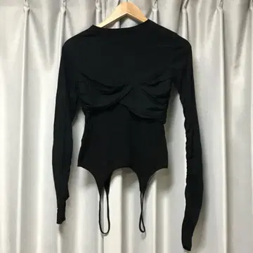 IRENE 시어 레이어드 롱 슬리브 T셔츠